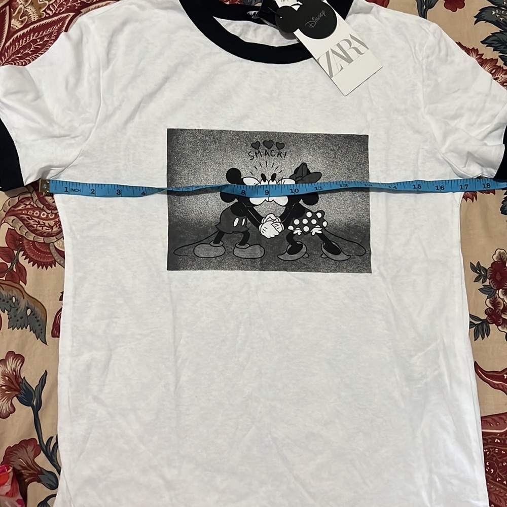 Zara white Mickey Mouse Disney T Shirt - Picture 5 of 5